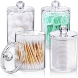 4-Pack Aozita Qtip Holder Dispenser 10oz $8.88