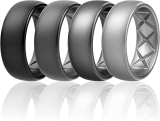 4-Pack Egnaro Silicone Ring Mens $5.60