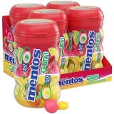 4-Pack Mentos Sugar-Free Chewing Gum Red Fruit and Lime 50-Pcs $9.14