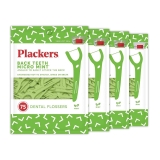 4-Pack Plackers Back Teeth Micro Mint Dental Flossers 75-Count $6.03