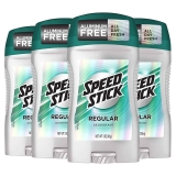 4-Pack Speed Stick Mens Deodorant, Regular, 3 Ounce $5.36