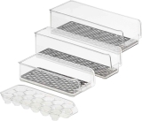 4 Spectrum Diversified Hexa Stackable Refrigerator Storage Tray $25.99