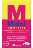 40-Ct Midol Complete Menstrual Period Symptoms Relief Caplets $4.48