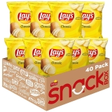 40-Pack Lays Classic Potato Chips 1 Ounce $13.28