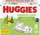 448-Ct Huggies Natural Care Sensitive Baby Diaper Wipes $13.02