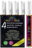 4Pk ChalkTastic Reversible Fine & Chisel Tip 6mm Chalk Marker $3.07