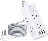 One Beat 9-in-1 Power Strip Surge Protector w/5 Ft Extension Cord $11.95