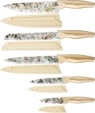 Karcu 5-piece Kitchen Knife Set w/ 5 Knife Sheath Covers $9.99