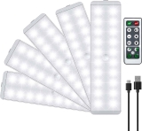 5 Pack DAKOMM 20 LED Closet Light with Remote $19.99