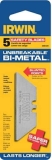 5 Pack IRWIN 2088100 Safety Knife Blades $0.98