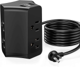 Milzpark Flat Extension Cord w/6 AC Outlets and 3 Charging Ports $10.00