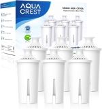 6-Count Aqua Crest Replacement for Brita Water Filter, Pitchers $18.40