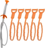6-Pack Amazon Basics Drain Clog Remover Tool $8.10