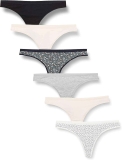 6-Pack Amazon Essentials Womens Cotton Thong Underwear $9.80
