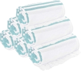 6-Pack Glamburg Cotton Turkish Peshtemal Fouta Towels 36×71 $31.99