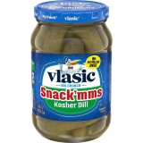 6-Pack Vlasic Snack’mms Kosher Pickles Dill Minis 16oz $13.40