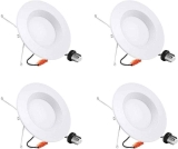 4-Pack ZZENRYSAM 5/6 inch LED Can Lights $16.79