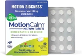 60-Count Boiron MotionCalm Motion Sickness Relief Meltaway Tablets $8.60