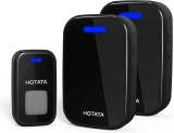 HOTATA Wireless Doorbell w/60 Melodious Chimes, LED Flash $17.91