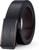 Belt Men-BISON DENIM Genuine Leather Ratchet Belts $9.67