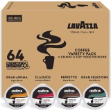 64-Count Lavazza Coffee K-Cup Pods Variety Pack $22.39