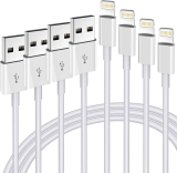 4-Pack Hi-Mobiler MFi Certified Lightning Cable 3/3/6/6ft $7.99