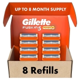 8-Count Gillette Fusion5 Power Mens Razor Blade Refills $21.24