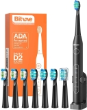 Bitvae Ultrasonic Electric Toothbrushes w/8 Heads $11.72