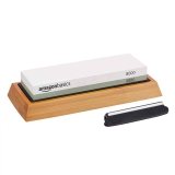 Amazon Basics Dual-Sided Knife Sharpening Whetstone, 3000/8000 Grit $15.08