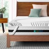 FLEXPEDIC Memory Foam Firm Mattress Topper $42.77