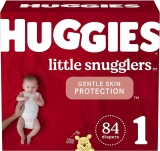 84-Count Huggies Little Snugglers Newborn Diapers $15.79