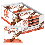 8PK Kinder Bueno Milk Chocolate and Hazelnut Cream Bars 1.5oz $11.58