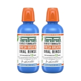 8Pk TheraBreath Fresh Breath Dentist Formulated Oral Rinse 16oz $46.02