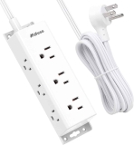 Mifaso LF50 3-Side Outlet Surge Protector Power Strip w/9AC Outlets $9.99