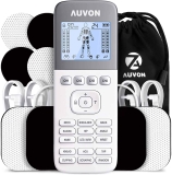 AUVON 4 Outputs H1 TENS Unit 24 Modes Muscle Stimulator $17.99