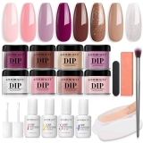 AZUREBEAUTY 18-Pcs Dip Powder Nail Kit Starter $9.99