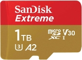 SanDisk 1TB Extreme MicroSDXC UHS-I Memory Card w/Adapter $99.99