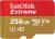 SanDisk 256GB Extreme microSDXC UHS-I Memory Card w/Adapter $21.99