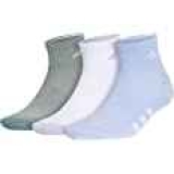 Adidas Mens Cushioned Quarter Socks 3-pair $10.00