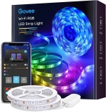 Govee 32.8ft WiFi RGB LED Strip Lights Work w/Alexa $19.99