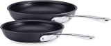 All-Clad HA1 Hard Anodized Nonstick 8 & 10-In Fry Pan Cookware Set $55.96