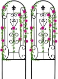 Amagabeli 2 Pack Garden Trellis for Climbing Plants 60×18-in $35.39