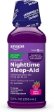 Amazon Basic Care Night Time Sleep-Aid Liquid 12oz $5.29
