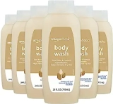 Amazon Basics 24-oz. Shea Butter and Oatmeal Body Wash 6-Pack