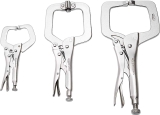 Amazon Basics 3-Piece C-Clamp Locking Pliers Set $14.50