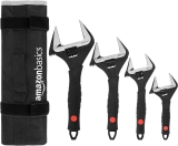 Amazon Basics 4-Piece Plumbing Adjustable Wrench Set $38.52