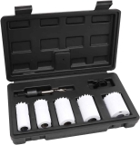 Amazon Basics 7-Piece Bi-Metal General Purpose Hole Saw Kit $18.41