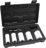 Amazon Basics 7-Piece Bi-Metal General Purpose Hole Saw Kit $18.41