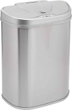 Amazon Basics Automatic Hands-Free Trash Can 70-Li 2 Bins $54.12