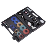 Amazon Basics Pneumatic Air Angle Die Grinder Kit 28-Piece $25.49
